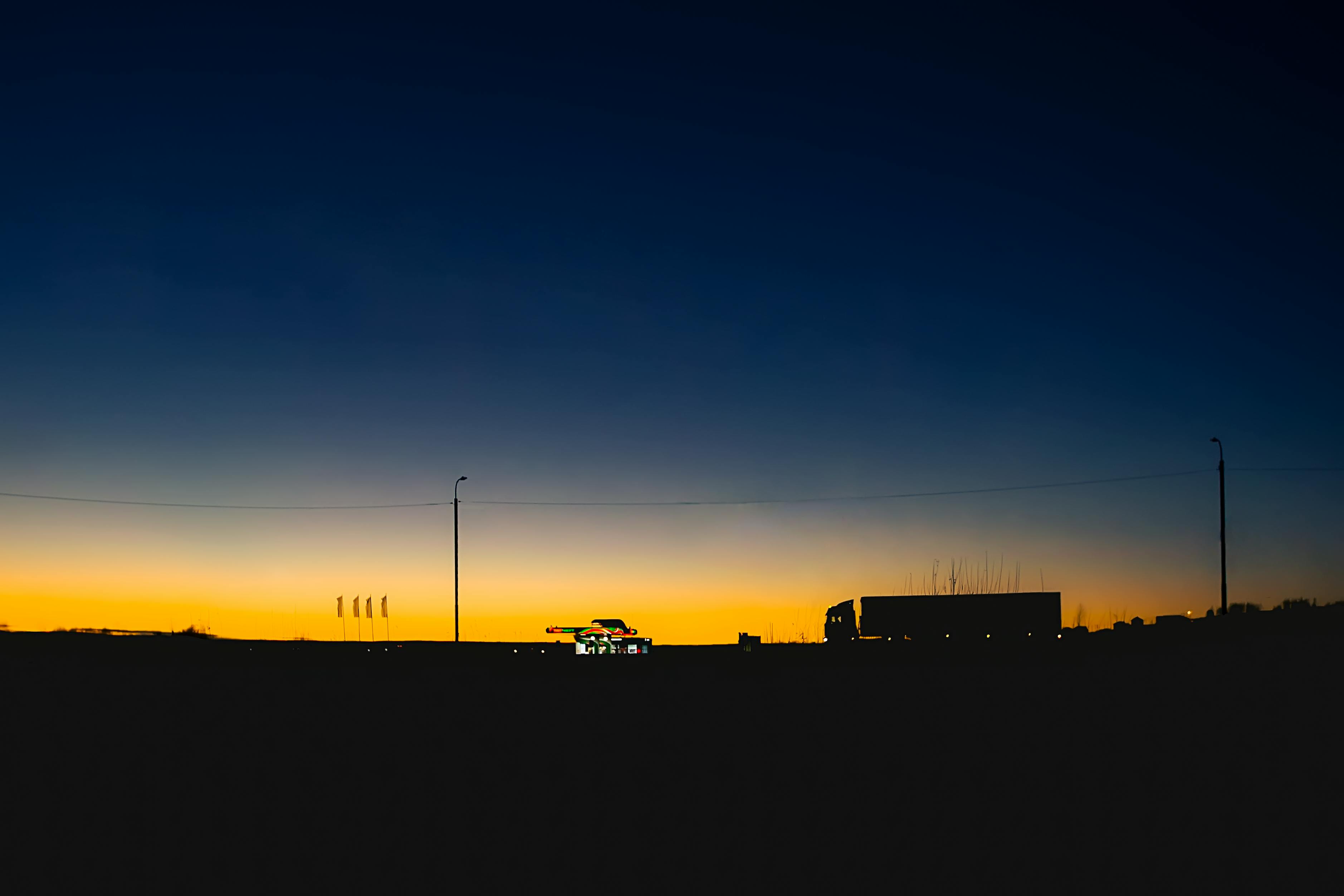 Petroleum tanker truck